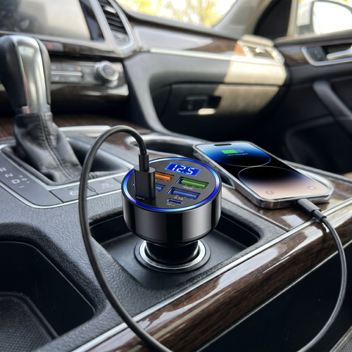 6 Port Car Charger