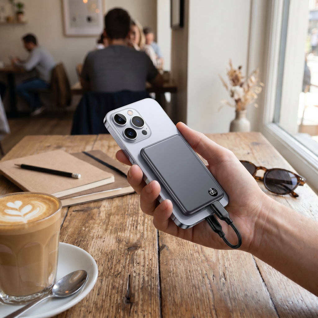 Magnetic 2 in 1 Powerbank